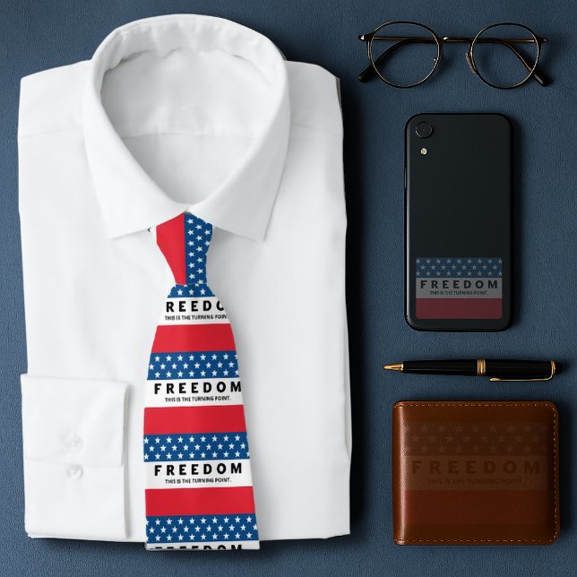 Freedom A True Patriot Tie (Creator Uploaded)