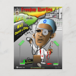 Freedom Abortion Postcard