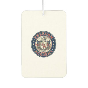 Freedom Academy Patriotic Patriotic University Aca Car Air Freshener