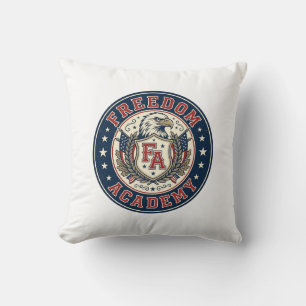 Freedom Academy Patriotic Patriotic University Aca Cushion