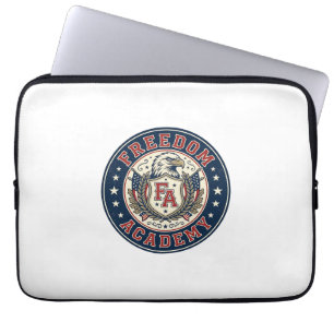 Freedom Academy Patriotic Patriotic University Aca Laptop Sleeve