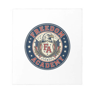Freedom Academy Patriotic Patriotic University Aca Notepad
