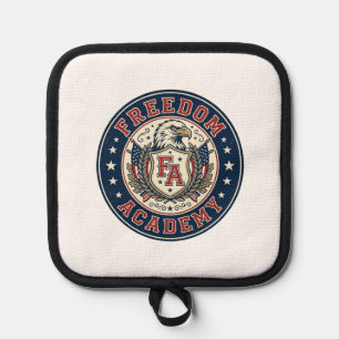 Freedom Academy Patriotic Patriotic University Aca Pot Holder