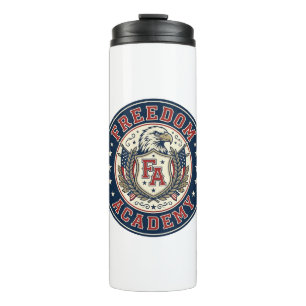 Freedom Academy Patriotic Patriotic University Aca Thermal Tumbler