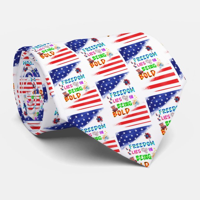 Freedom Accessories Lies In Being Bold Tie (Rolled)