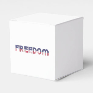 Freedom American Flag for Patriotic & Liberty Gift Favour Box