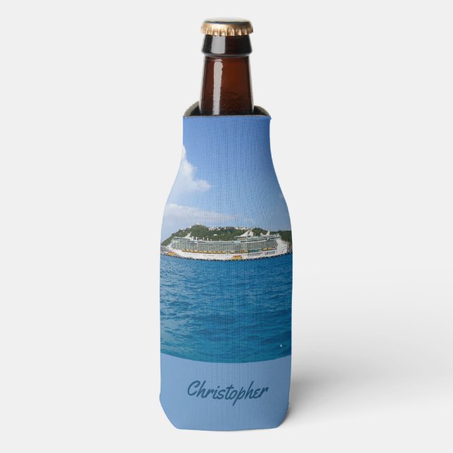 Freedom at St. Martin Personalised Bottle Cooler (Bottle Front)