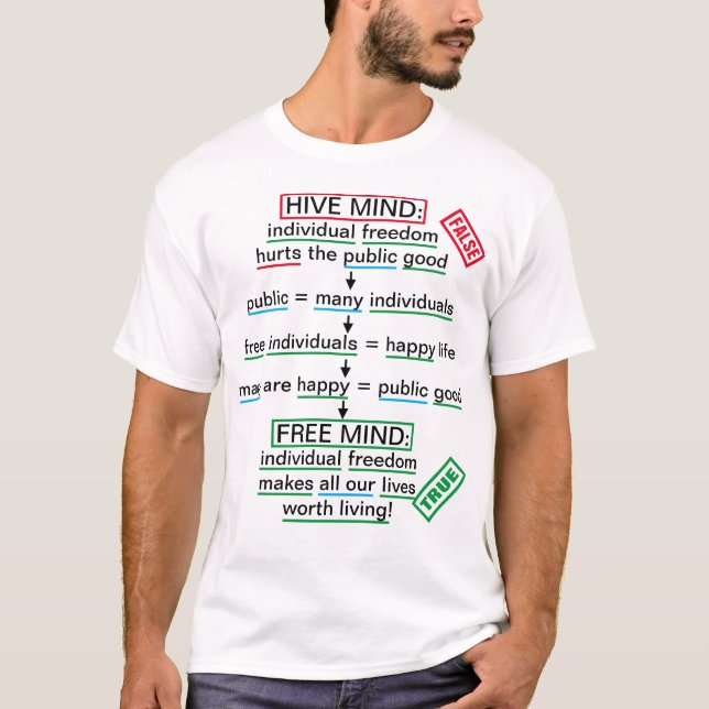 Freedom benefits Public (light) T-Shirt (Front)