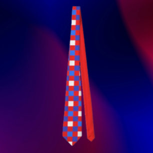 Freedom Blocks – Independence Day Necktie