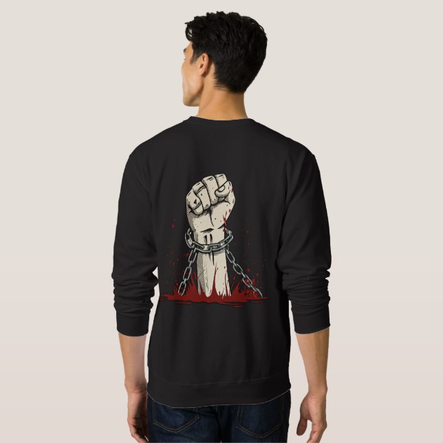 Freedom & Bold Protest Apparel Sweatshirt (Back Full)