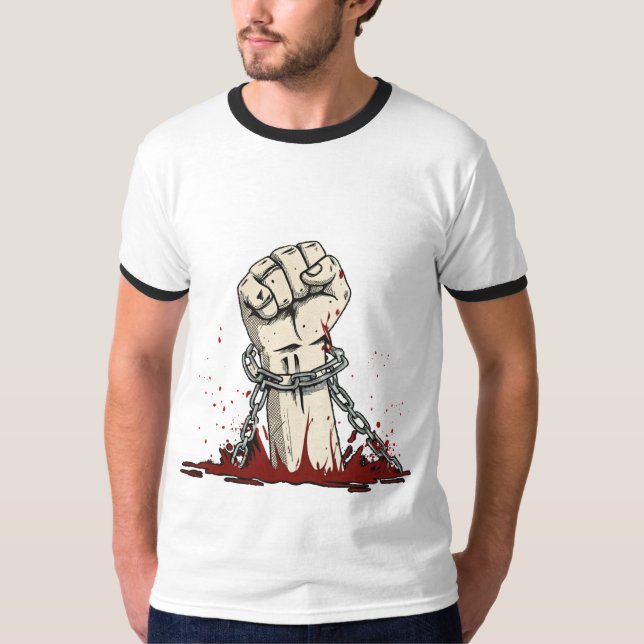 Freedom & Bold Protest Apparel T-Shirt (Front)