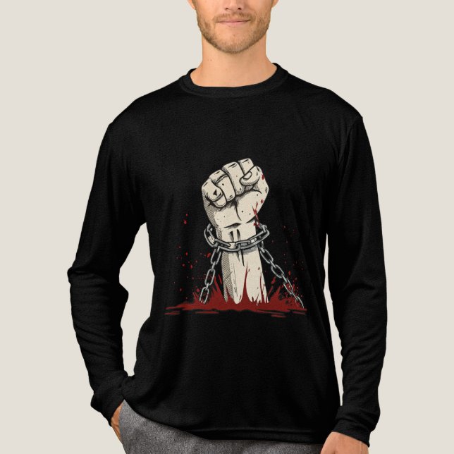 Freedom & Bold Protest Apparel Tri-Blend Shirt (Front)