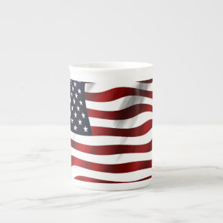 Freedom Brew American Flag Bone China Coffee Mug