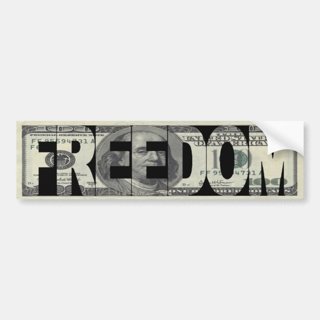 Freedom Bumper Sticker (Front)