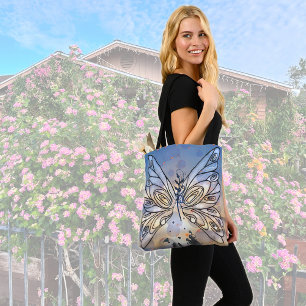 Freedom Butterdly Tote Bag
