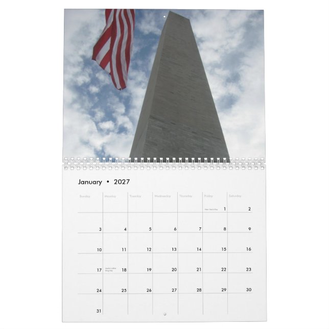 Freedom Calendar (Jan 2027)