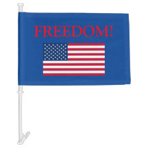 FREEDOM! Car Flag