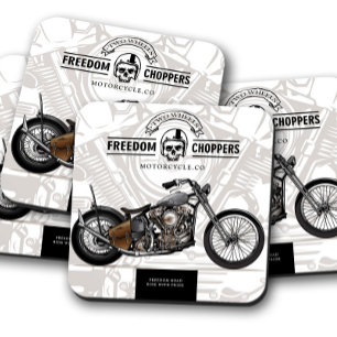 Freedom Chopper Motorcycle Coaster Coaster Set