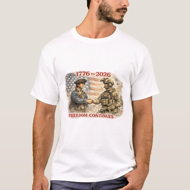 FREEDOM CONTINUES T-Shirt (Front)