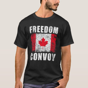Freedom Convoy 2022 Canadian Trucker Canada Suppor T-Shirt