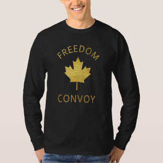 FREEDOM CONVOY 2022 CANADIAN TRUCKER TEES MAPLE LE
