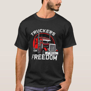 FREEDOM CONVOY 2022 CANADIAN TRUCKER TEES MAPLE LE