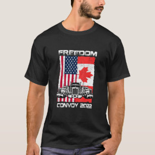 Freedom Convoy 2022 Canadian Truckers Support T-Shirt