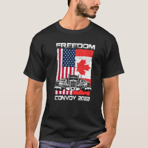 Freedom Convoy 2022 Canadian Truckers Support T-Shirt