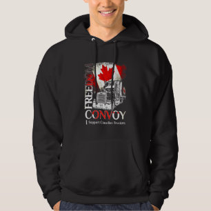 Freedom Convoy 2022 I Support Canadian Truckers Ca Hoodie