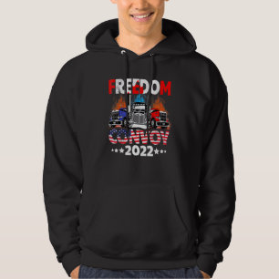Freedom Convoy 2022 In Support Of Truckers Mandate Hoodie