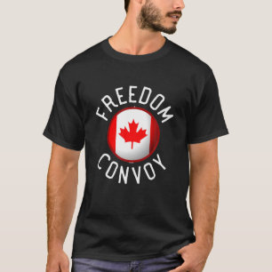 Freedom Convoy 2022 Support Canadian Maple America T-Shirt