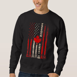 Freedom Convoy 2022 Support Canadian Truckers Mand Sweatshirt