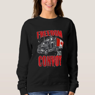 Freedom Convoy 2022 Support Canadian Truckers Mand Sweatshirt