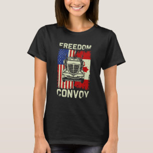 Freedom Convoy 2022 Support Canadian Truckers Mand T-Shirt