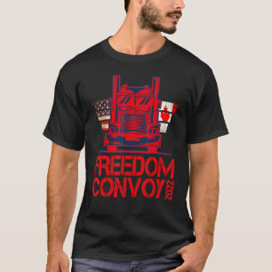 Freedom Convoy 2022 Support Our Truckers Convoy T-Shirt