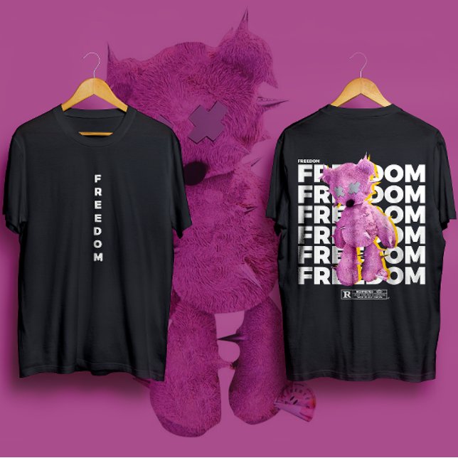 FREEDOM cool urban streetwear T-Shirt (Creator Uploaded)