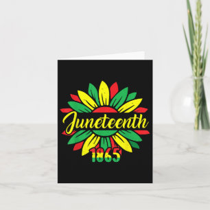 Freedom Day June African American Juneteenth 1865 Card