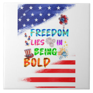 Freedom Décor Lies In Being Bold Tile