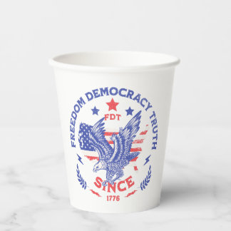 Freedom Democracy Truth - FDT Paper Cups