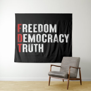 Freedom Democracy Truth Tapestry