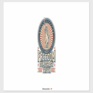 Freedom Democracy Truth Vintage Patriotic Shirt De