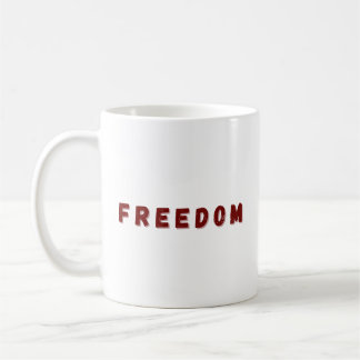 Freedom Design  Artistic Expression of Independen Coffee Mug