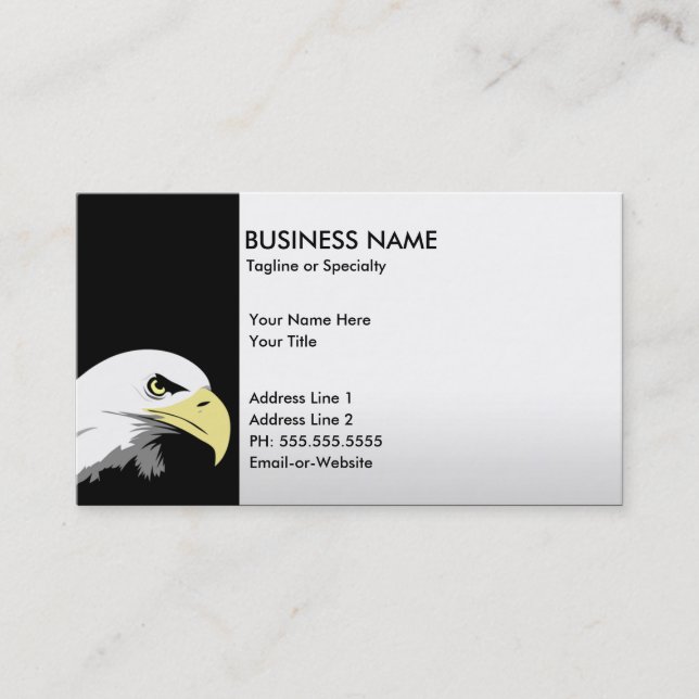 freedom eagle business card (Front)
