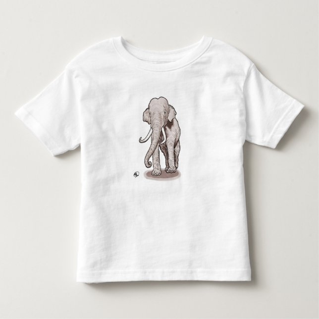 "Freedom" Elephant Toddler T-shirt (Front)