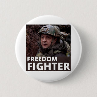 FREEDOM FIGHTER 6 CM ROUND BADGE