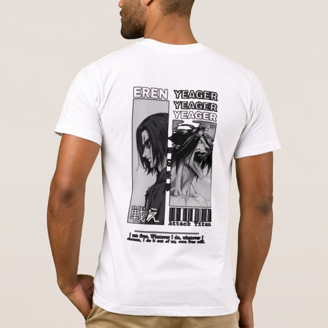 ⚔️Freedom Fighter Anime ⚔️ T-Shirt (Back)