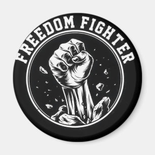 freedom fighter fist logo products magnet