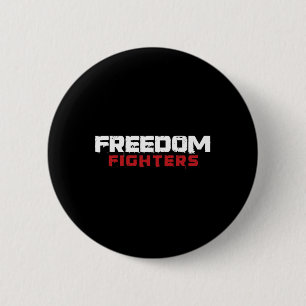Freedom Fighter Resistance Movement 4th July Indep 6 Cm Round Badge