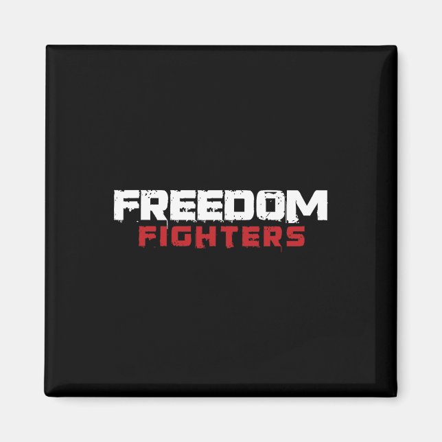 Freedom Fighter Resistance Movement 4th July Indep Magnet (Front)