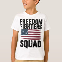 Freedom Fighters Squad 1776 Flag  USA Independence
